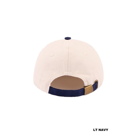 Mama Embroidered Baseball Hat White / Navy Adjustable Cap NWT - Picture 5 of 5